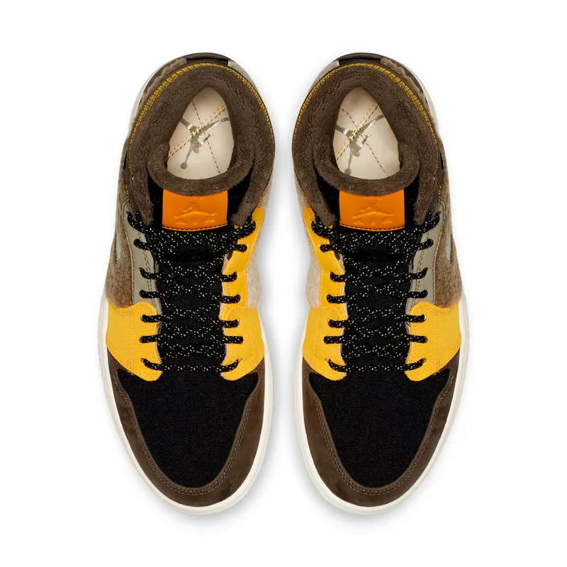 Jordan 1 Retro High Utility Pack (W) Beach/Black-Ridgerock-Neutral Olive (AV3724-200)