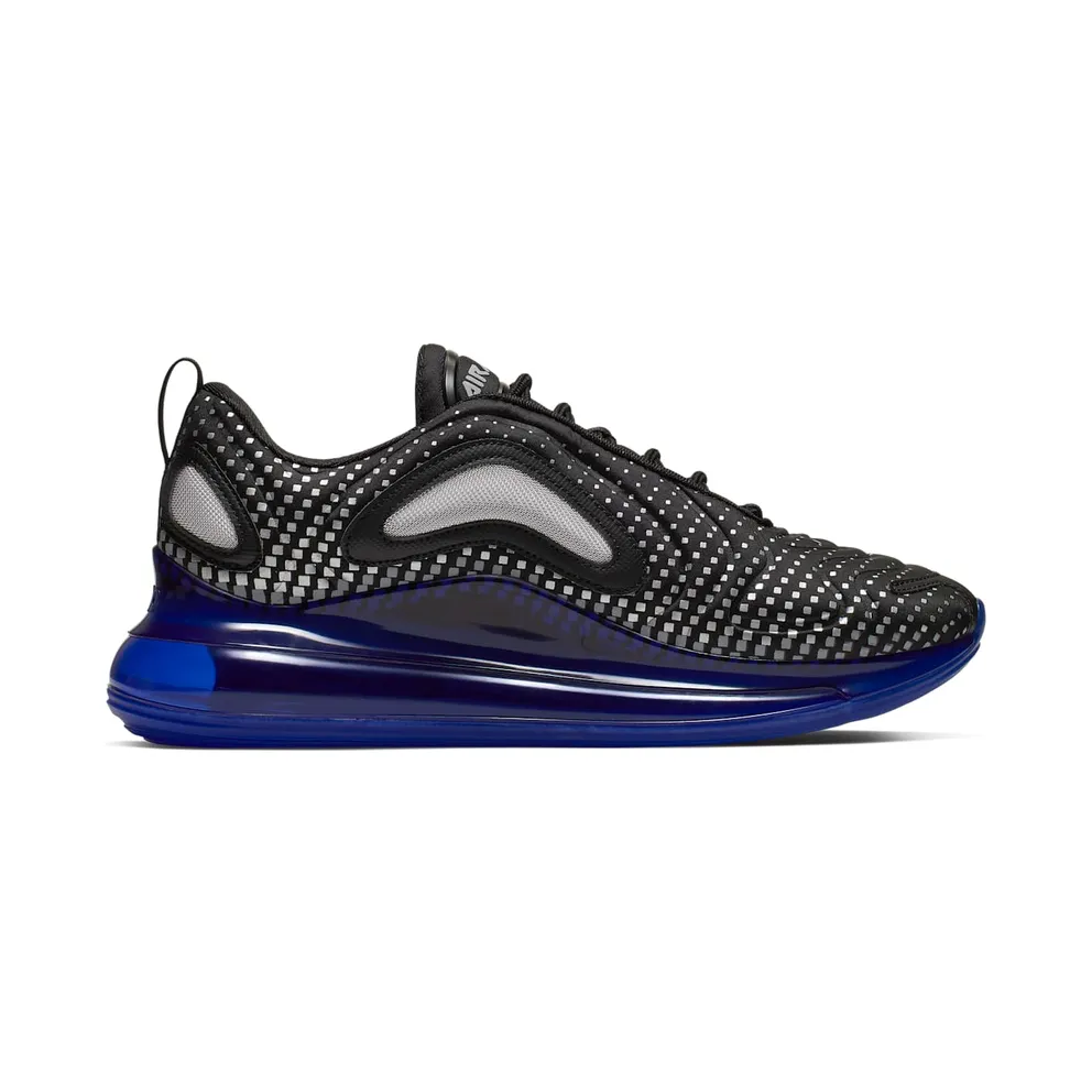 Nike Air Max 720 Pixel Black Blue Black/Black-Racer Blue-Reflect Silver (AO2924-013)