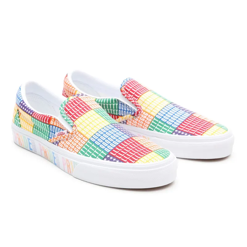VANS Pride Classic Slip-on Shoes Multicolour (VN0A33TB3WJ)