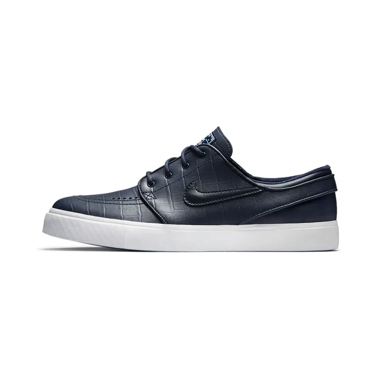 Nike SB Stefan Janoski Zoom Blue Croc “Dark Obsidian / White / Crystal Mint” (708417-441)