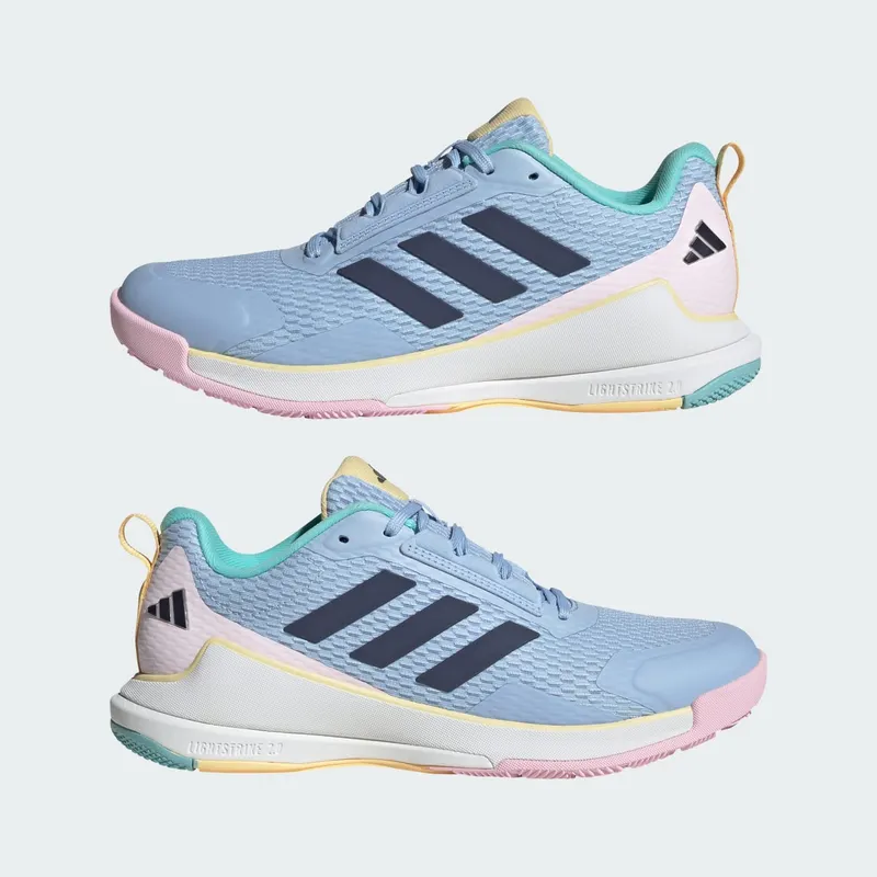 adidas Novaflight 2 Indoor Glow Blue Shadow Navy Core Black (JQ3601)