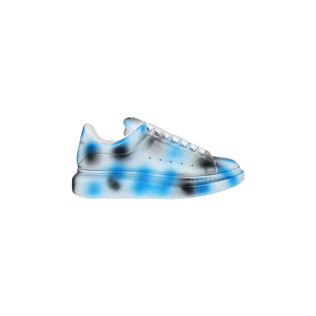 Alexander McQueen Oversized White Blue Spray Paint (730083WICW18912)