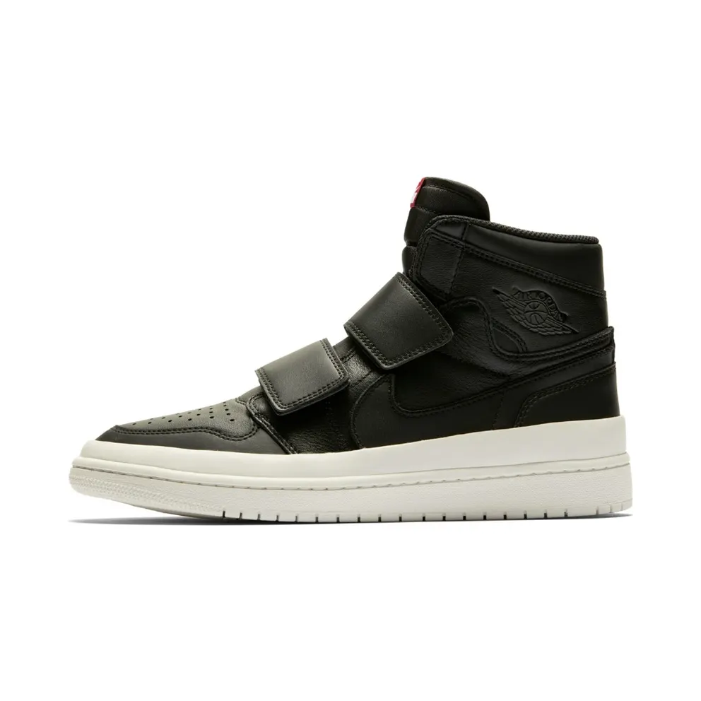 Jordan 1 Retro High Double Strap Black Sail Black/Gym Red-Sail-Gym Red (AQ7924-001)