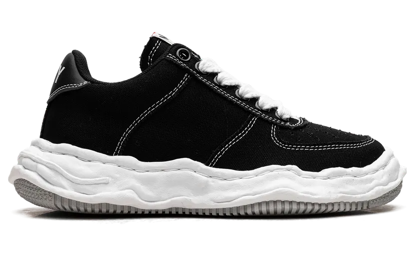 Maison Mihara Yasuhiro Wayne OG Sole Canvas Low “BLACK” (A10FW720-BLK) (5)