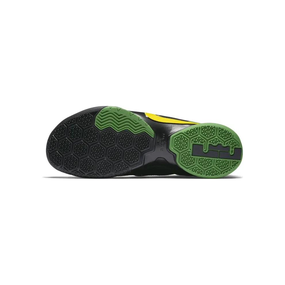 Nike LeBron Zoom Soldier 9 Oregon Black/Yellow Strike-Apple Green (749490-073)