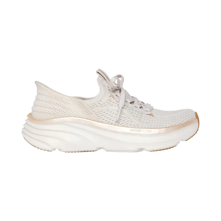 Skechers Slip-ins Relaxed Fit: D’Lux Vapor – Evening Glowing Natuurlijk/Goud