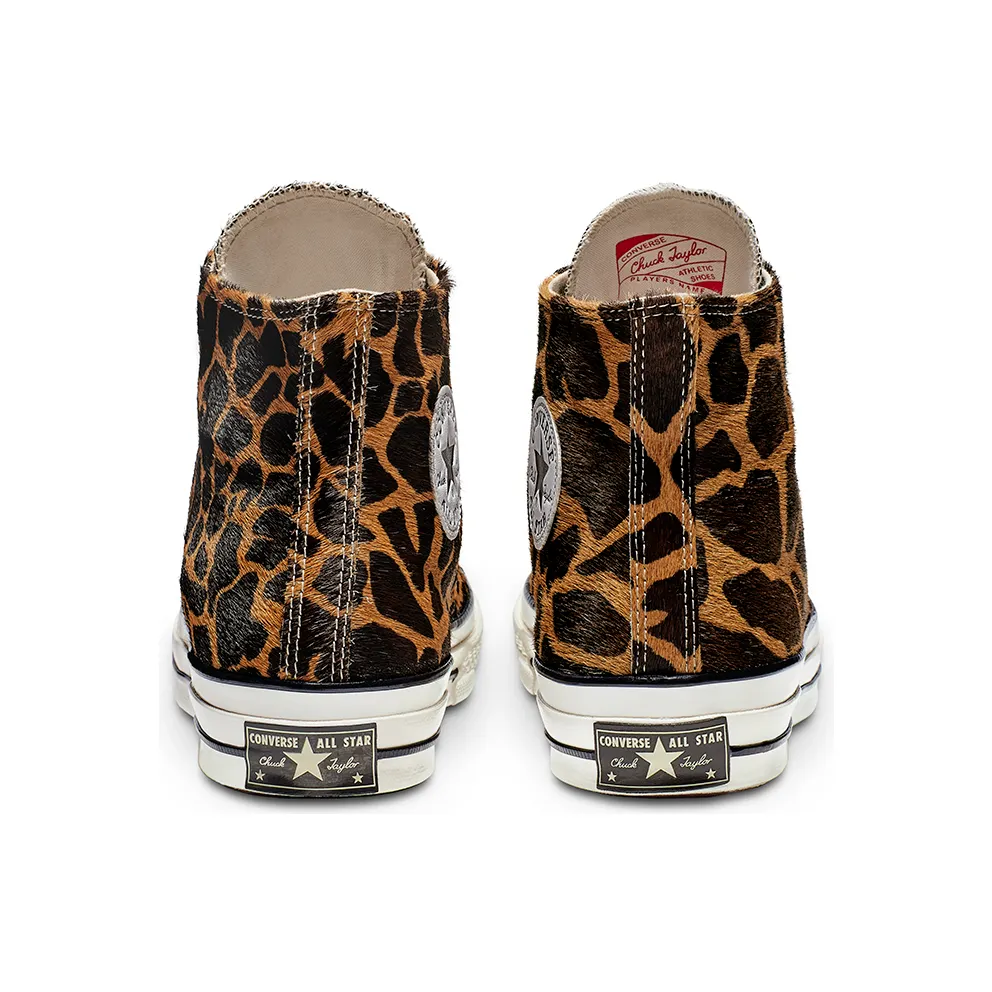 Converse Chuck Taylor All-Star 70s Hi Pony Hair Cheetah Brown/Tan-Egret (164590C)