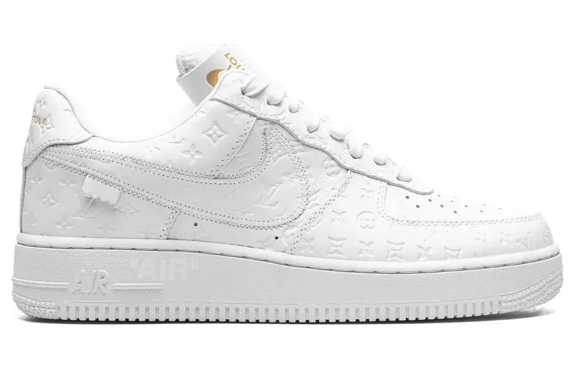 Nike x Louis Vuitton Air Force 1 Low Virgil Abloh – White/White sneakers – White (LD0212)