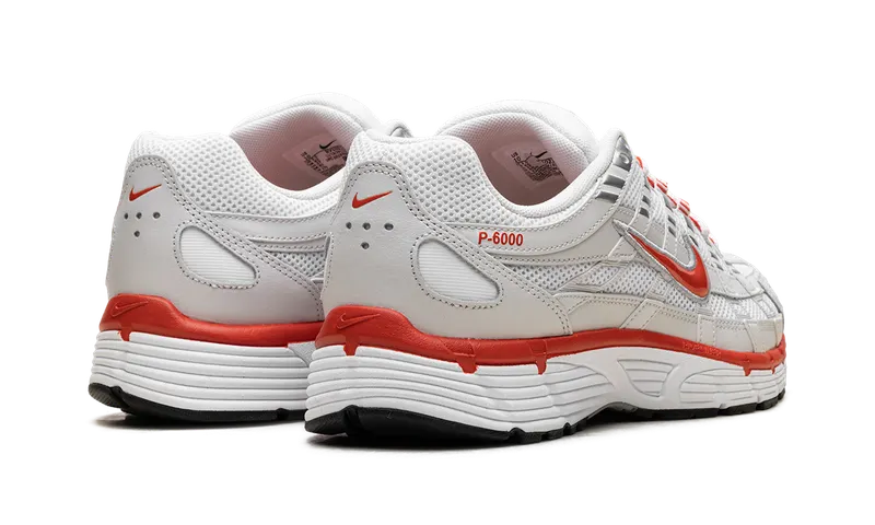 Nike P-6000 “White Platinum Tint Black Picante Red” (BV1021-107)