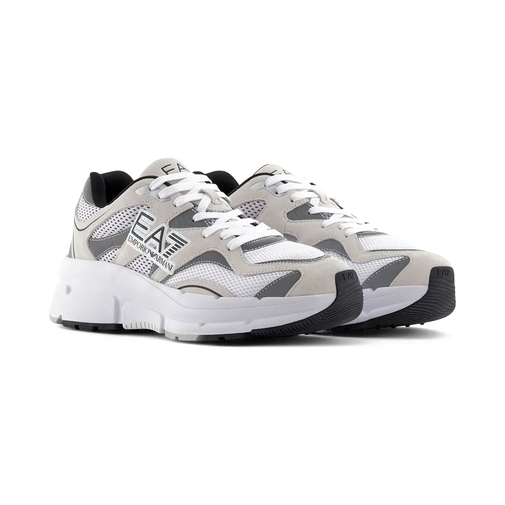 Ea7 Emporio Armani sneaker Triple White / Silver (X8X237XK425M01967)