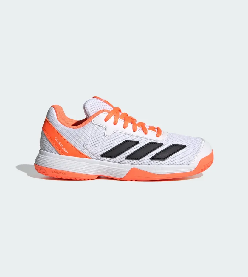 Adidas Courtflash Tennis Kids Lucid Orange / Cyber Metallic / Cloud White (JR4450)