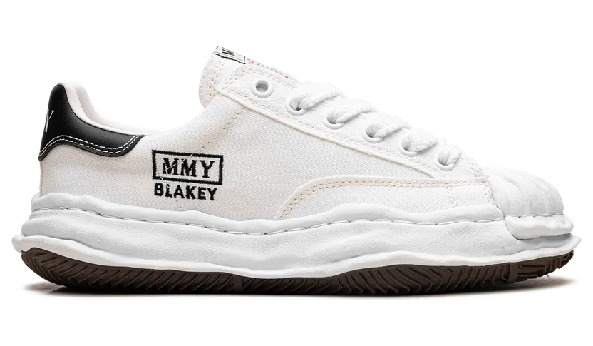 Maison Mihara Yasuhiro Blakey OG Sole Canvas Low “WHITE” (A08FW735-WHT) (5)