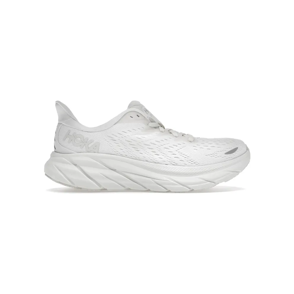 Hoka One One Clifton 8 White (W) (1119394-WWH)