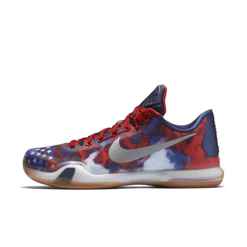 Nike Kobe 10 Independence Day University Red/Photo Blue-Reflect Silver (705317-604)