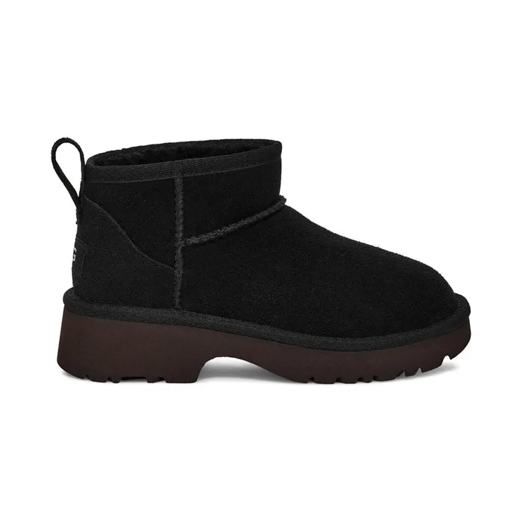UGG Classic Ultra Mini New Heights Boot Black (1157732K-BLK)