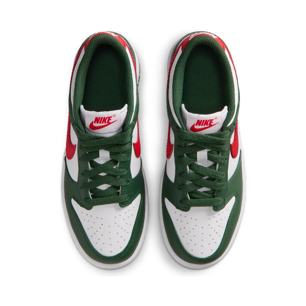 Nike Dunk Low Fir White University Red (IO7453-323)