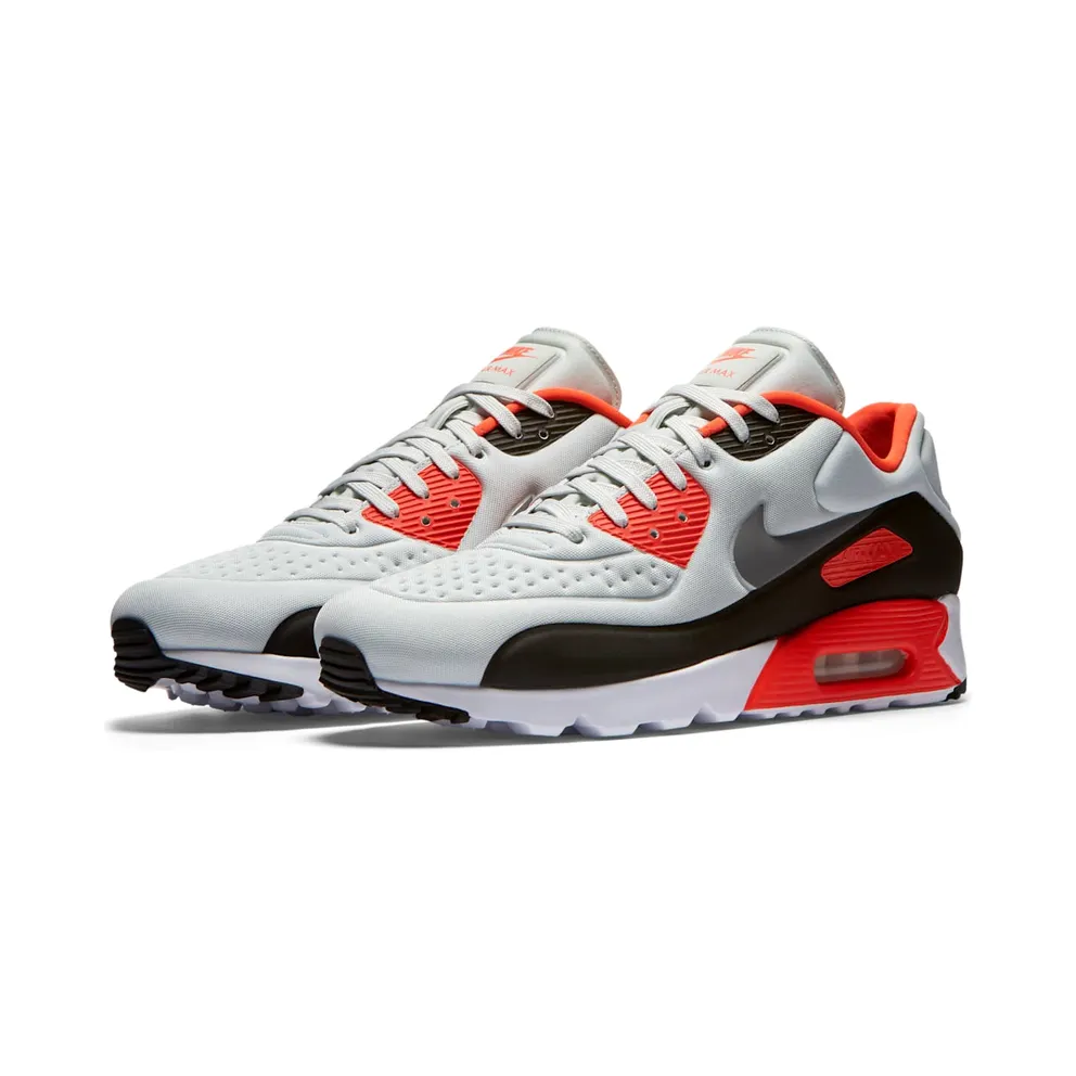 Nike Air Max 90 Ultra Infared Pure Platinum/Bright Crimson-Cool Grey-Neutral Grey (845039-006)