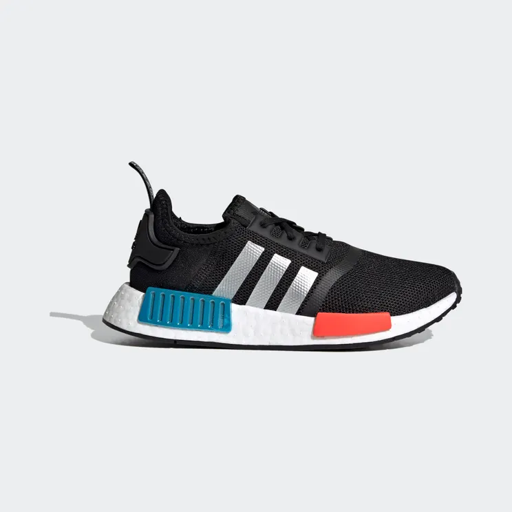 adidas NMD_R1 Core Black / Silver Metallic / Solar Red (FX5024)