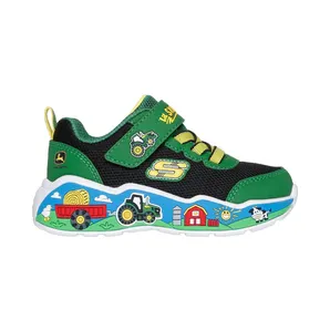 Skechers John Deere: Play Scene – Barn-Squad Buddies “Green / Black” (407065NGNBK)