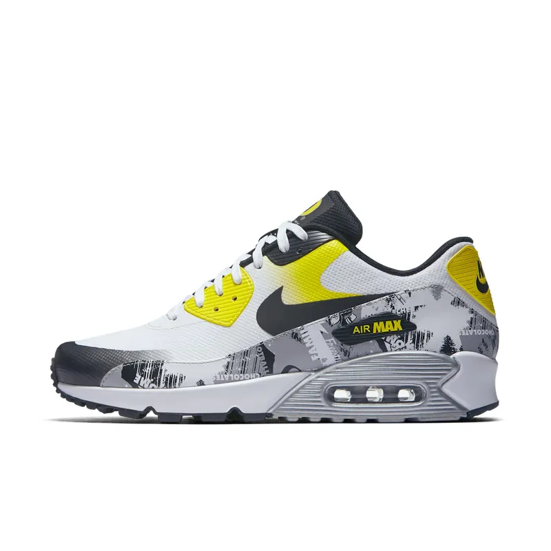 Nike  Air Max 90 Ultra 2.0 Doernbecher Oregon Ducks White/Black-Dynamic Yellow-White (AH6830-100)