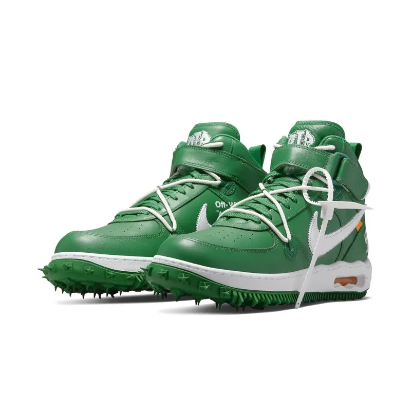 Nike Air Force 1 Mid x Off-White ™ Pine Green/White/White (DR0500-300)
