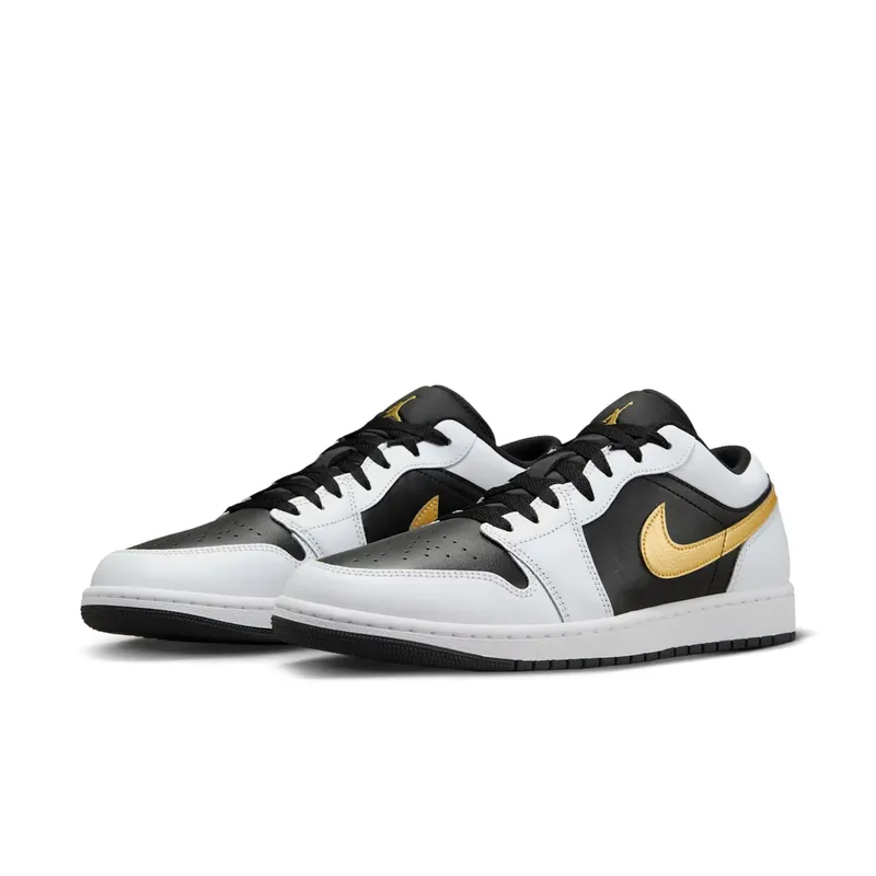 Air Jordan 1 Low “Gold Swoosh” (553558-172)