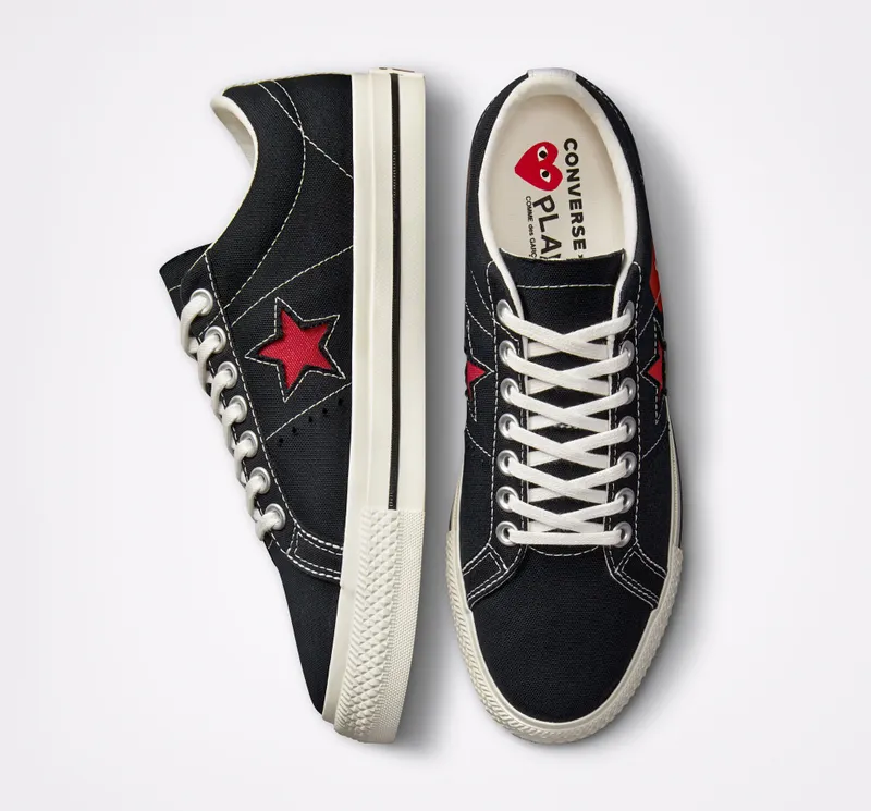 Converse Converse x Comme des Garçons PLAY One Star Black/Red/White