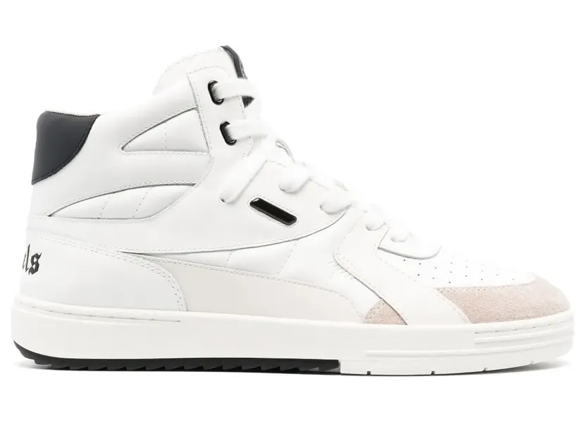 Palm Angels University High-Top-Sneakers “White” (PMIL002S23LEA0010110)