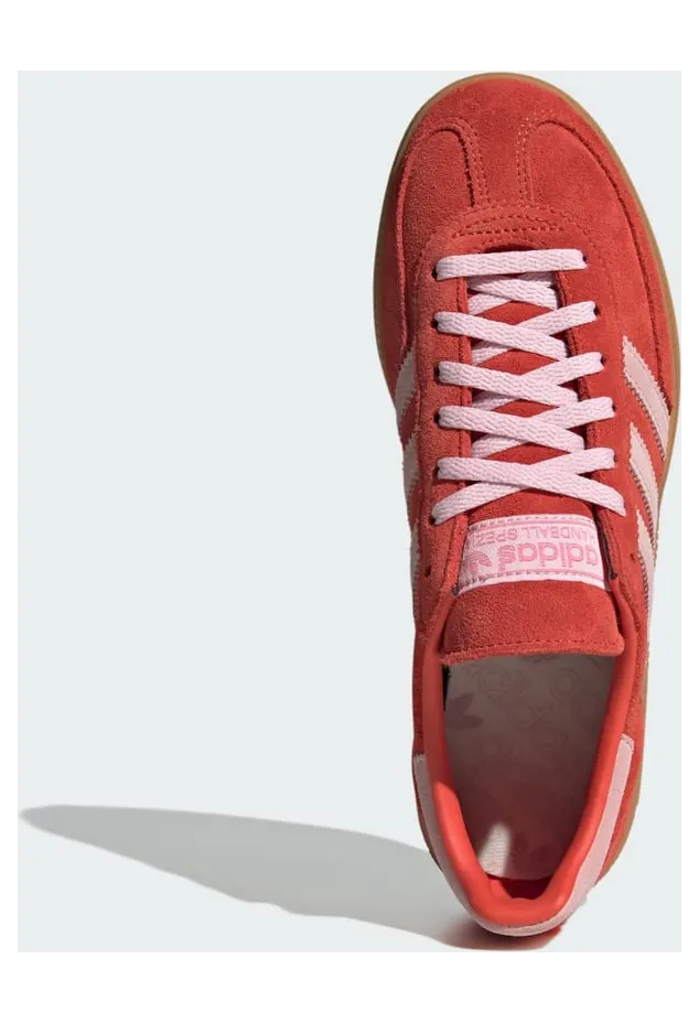 adidas Handball Spezial “Bright Red”: fröhliches Rot, zarter Rosa-Rand (3)