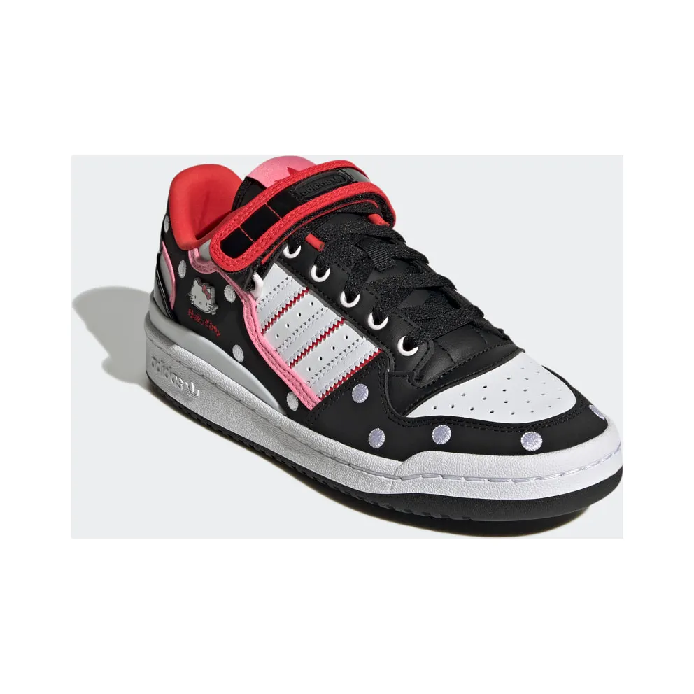 Adidas Forum Low Core Black / Cloud White / Bliss Pink (GW7167)
