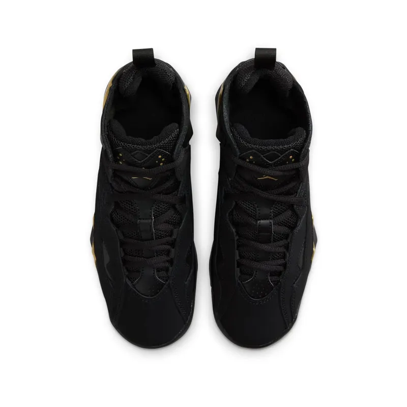 Jordan True Flight Black Metallic Gold White (343795-017)