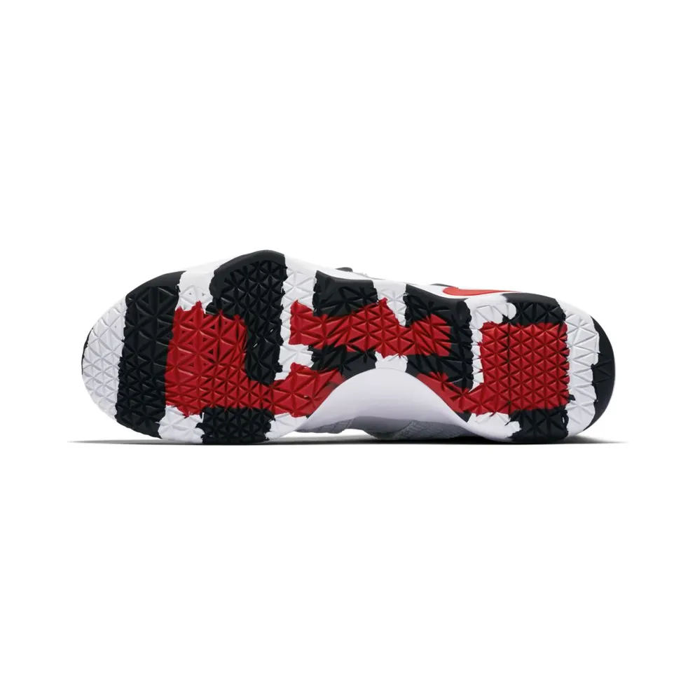 Nike LeBron Zoom Soldier 11 Silver Bullet Metallic Silver/White-Black-Varsity Red (897646-007)