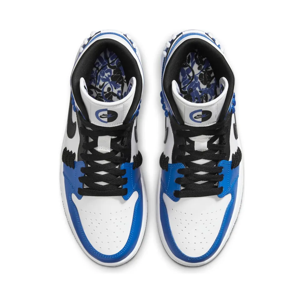 Jordan 1 Mid Sisterhood (W) Game Royal/Black-White (CV0152-401)