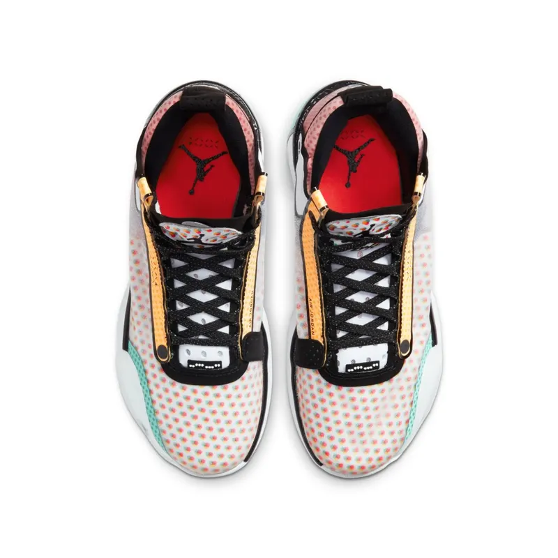 Jordan XXXIV Low Guo Ailun Pop Art (GS) White/Multi-Color (CZ7743-100)