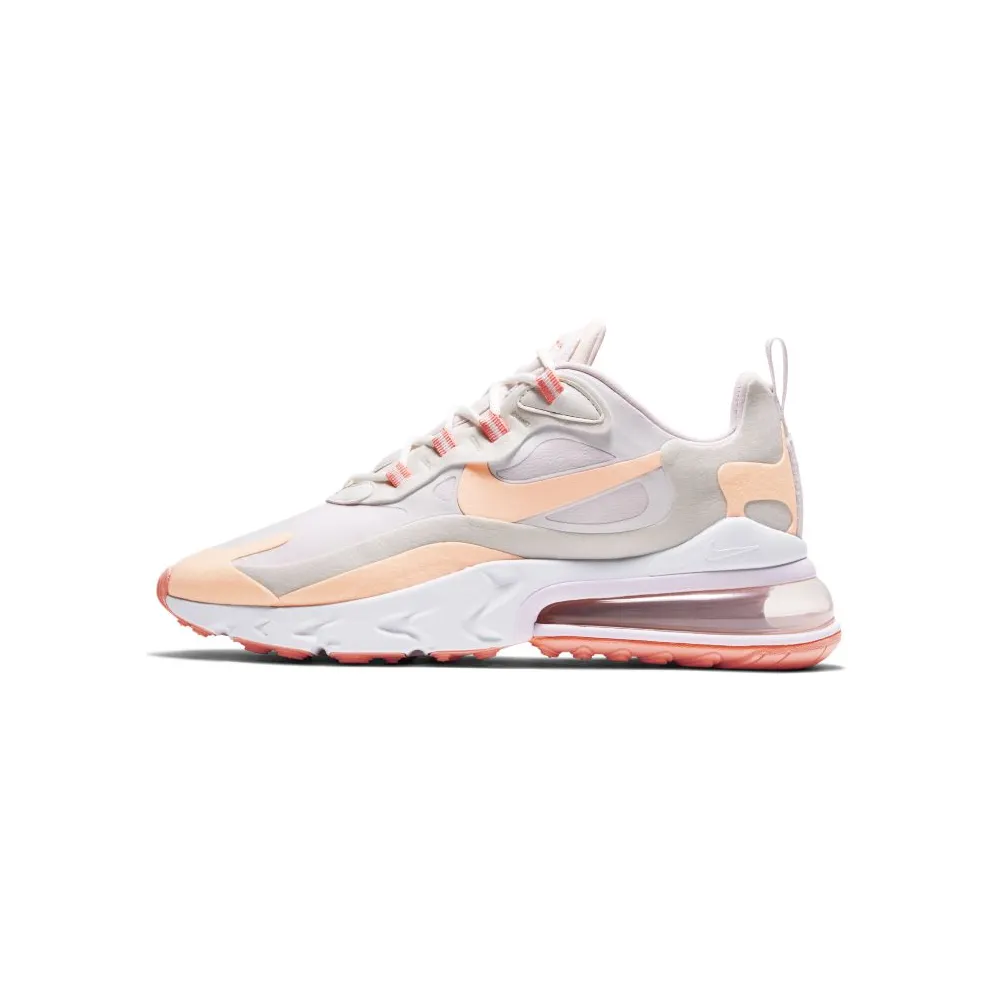 Nike Air Max 270 React Crimson Tint (W) Summit White/Light Violet-Atomic Pink-Crimson Tint (CJ0619-103)