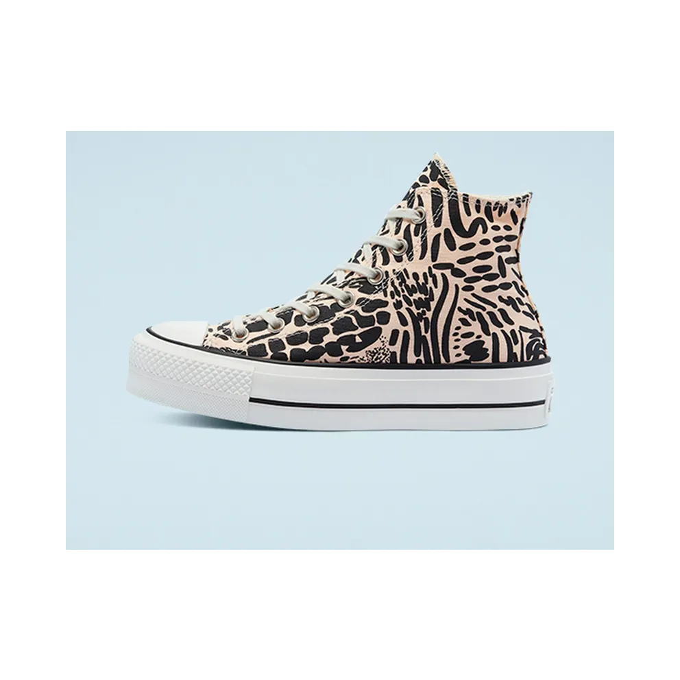 Converse Jungle Art Platform Chuck Taylor All Star High Top Crimson Tint/egret/black (571084C)