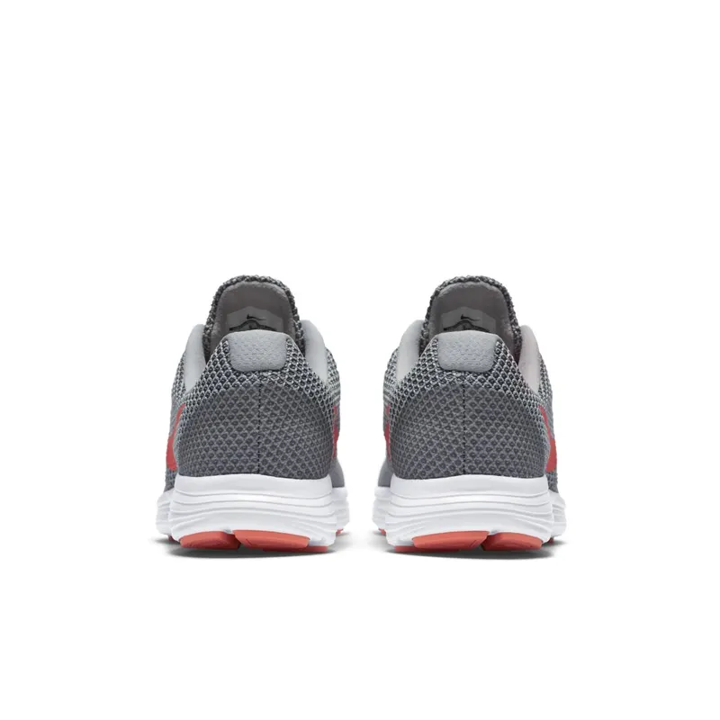 Nike Revolution 3 Wolf Grey Hyper Orange (W) (819303-002)