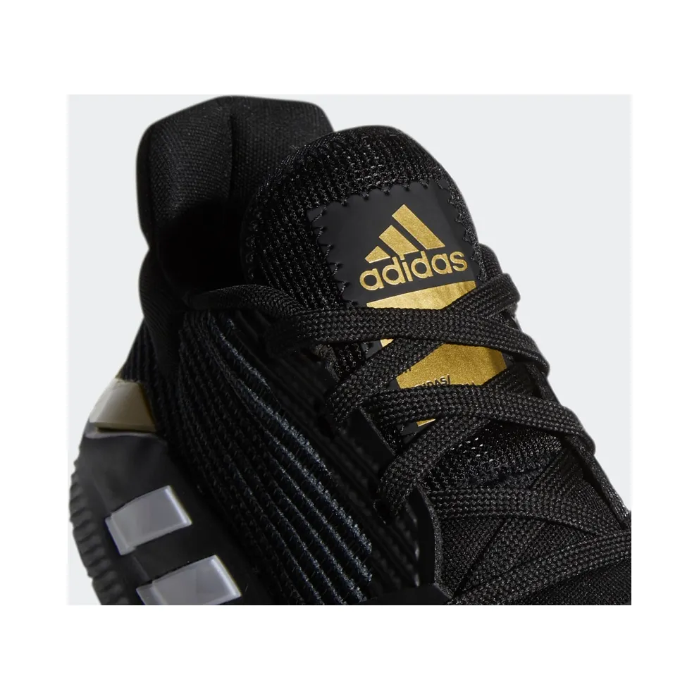 Adidas Pro Bounce 2019 Low ‘Black Gold Metallic’ Core Black/Cloud White/Gold Metallic (EF0469)