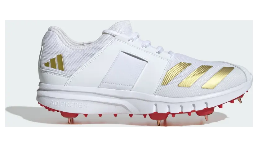 Adidas Howzat Spike 20 Cloud White / Gold Metallic / Pure Ruby (IH8167)