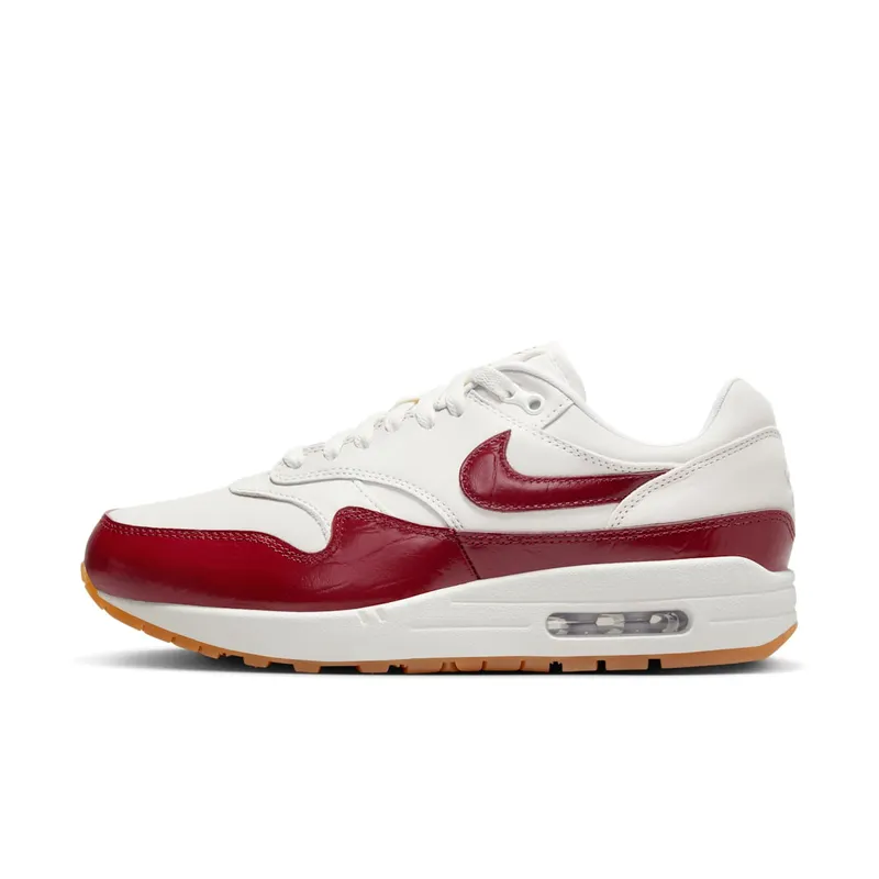 Nike Air Max 1 LX Sail/Sail/Gum Light Brown/Team Red (FJ3169-100)