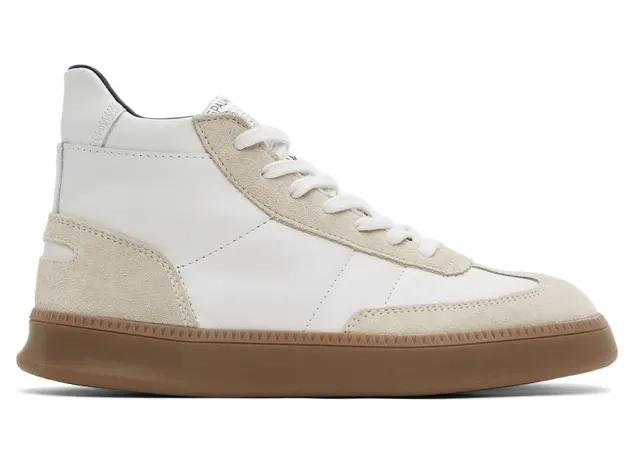 Spalwart White Nappa Smash Mid Sneakers (3035570 0006)