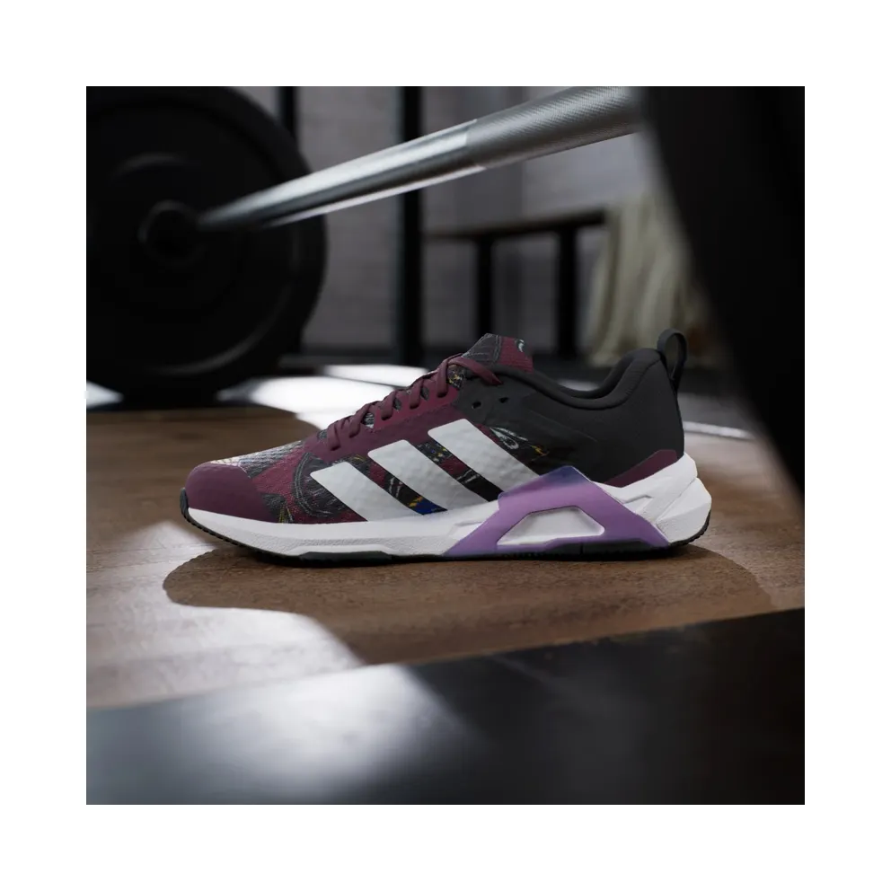 adidas Dropset Control Training “Amazon Red / Cloud White / Violet Fusion” (JS3125)
