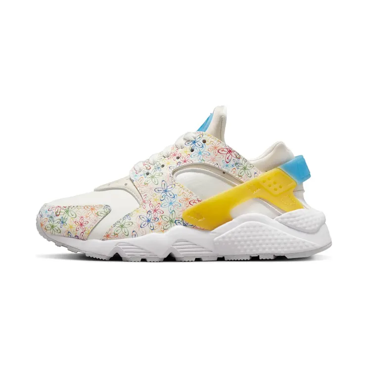 Nike Air Huarache Floral Multi – “Sail / Vivid Sulphur / Game Royal / University Blue” (DV3209-100)