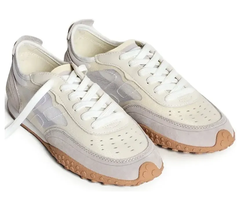 Hoff Mockingbird suède leren sneakers met mesh – Grijs (12310007)