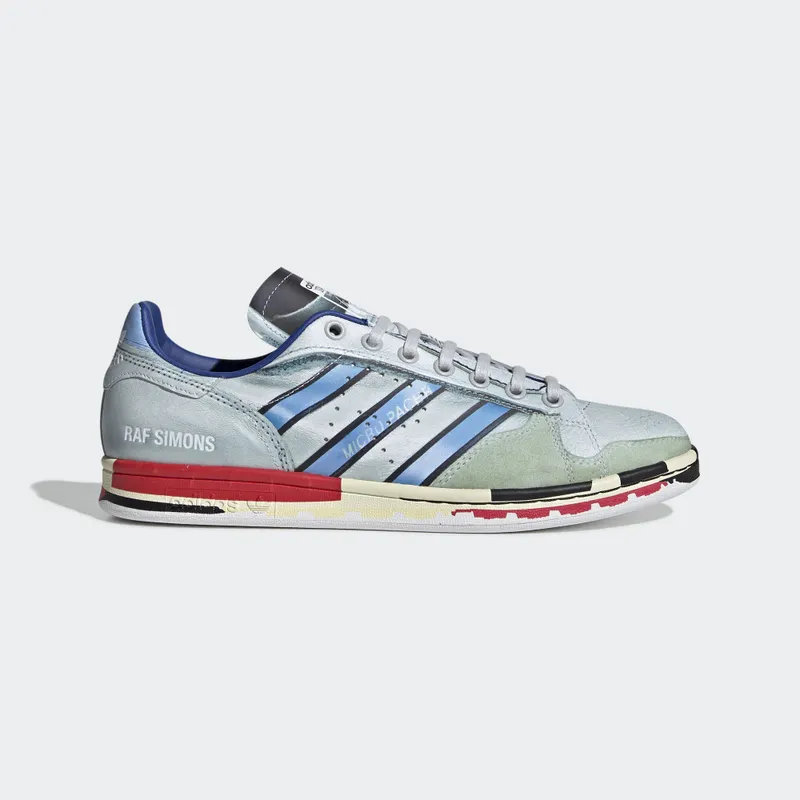 adidas Micropacer Stan Smith Raf Simons Silver Metallic/Red/Red (EE7950)
