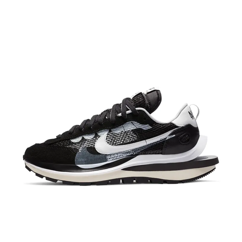 Nike  Vaporwaffle sacai Black White Black/Summit White-Pure Platinum (CV1363-001)