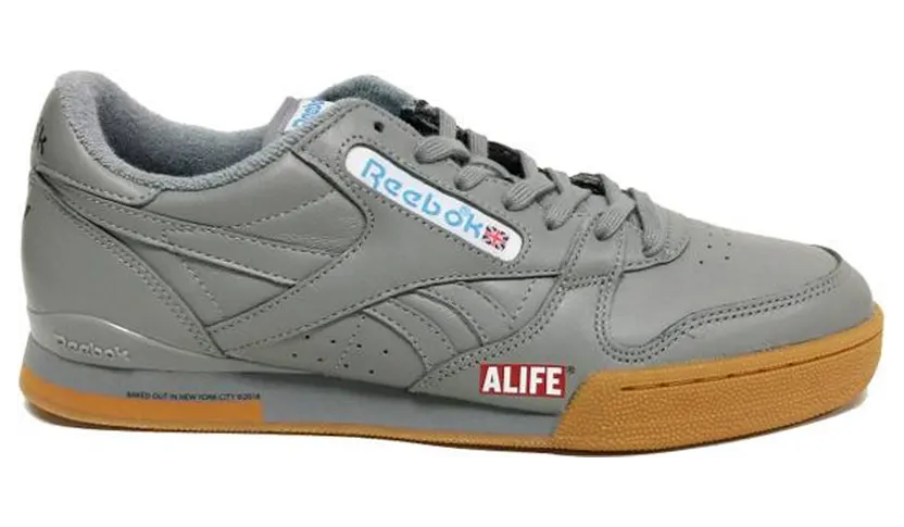 Reebok Phase 1 Pro Alife Grey Flat Grey/White-California Blue (Other Brands Reebok)