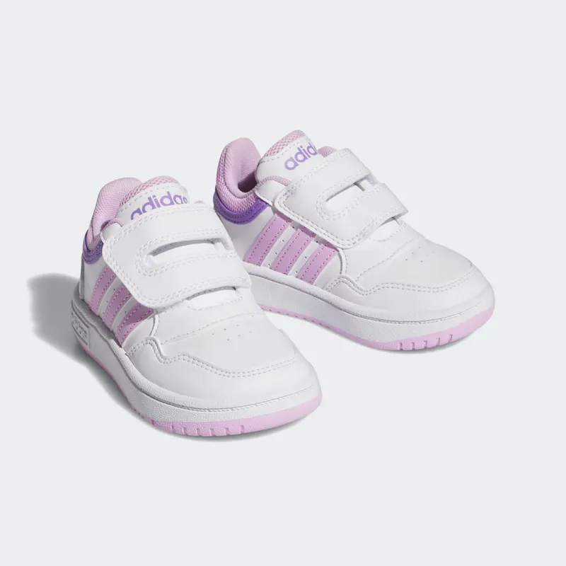 adidas Hoops Cloud White / Bliss Lilac / Violet Fusion (IF7734)