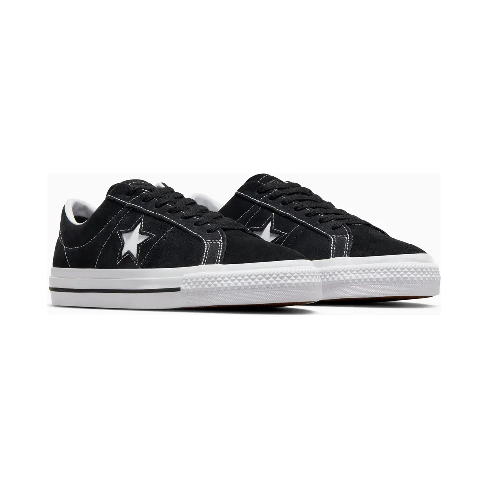 Converse CONS One Star Pro Suede Black/Black/White – “Black”