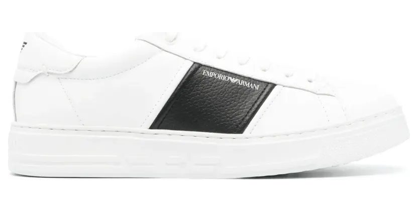 Emporio Armani Sneakers mit Logo-Print – Schwarz (X4X570XN840)